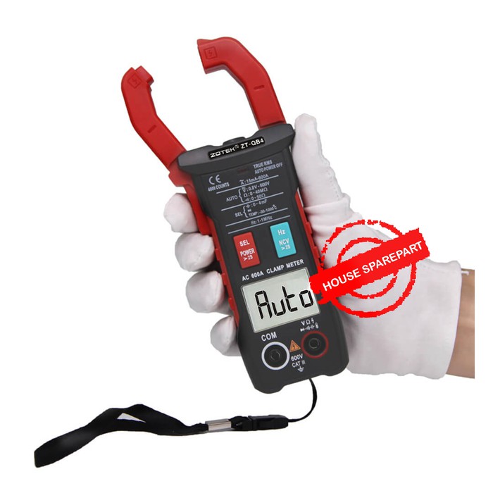 Zotek ZT-QB4 Smart Clamp Meter With Capacitance Temparature Suhu AC DC