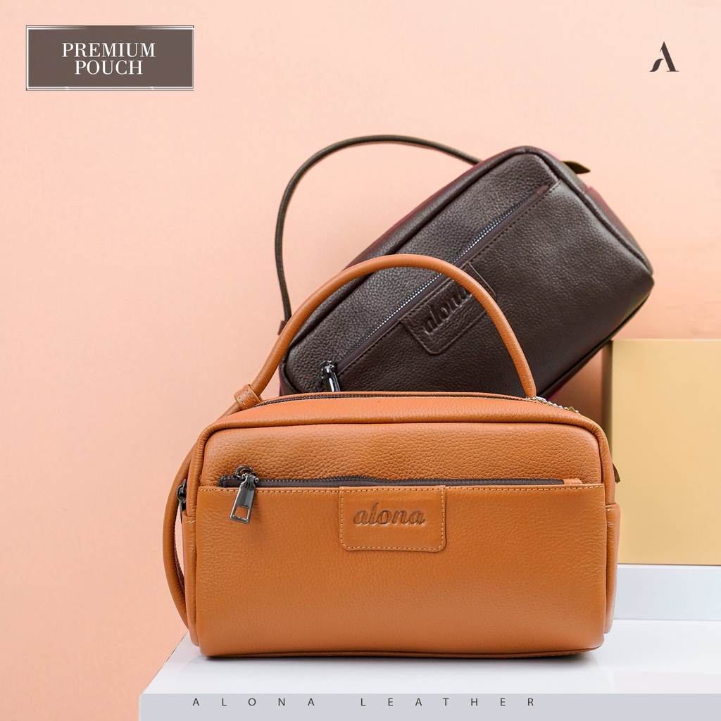 REVEN LEATHER- alona premium pouch