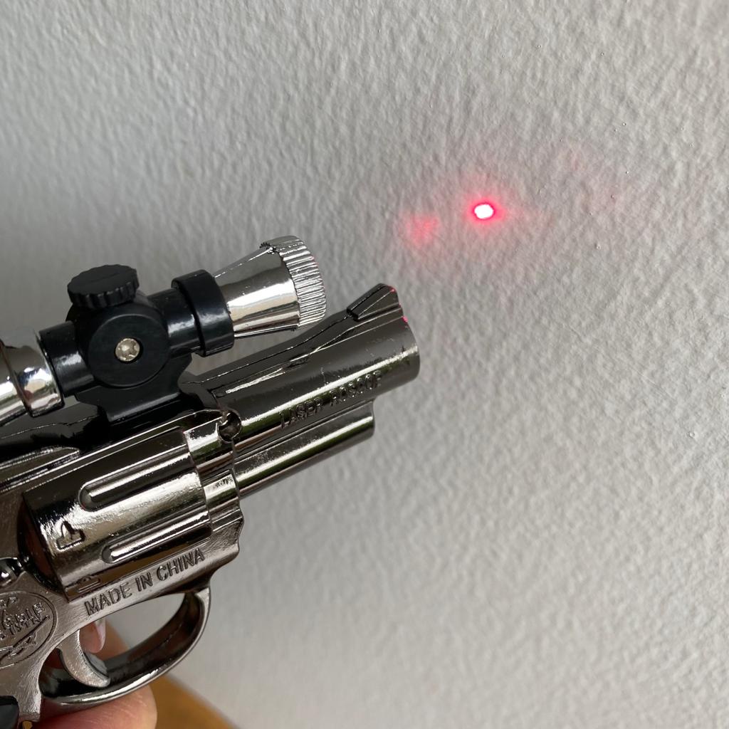 KOREK MINIATUR PISTOL+LASER 931 KOREK UNIK DAN KOLEKSI ANTIK