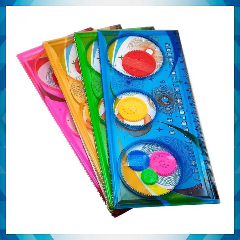 

PENGGARIS BUNGA PUTAR AJAIB / SPIROGRAPH ATK MAINAN JADUL 90AN