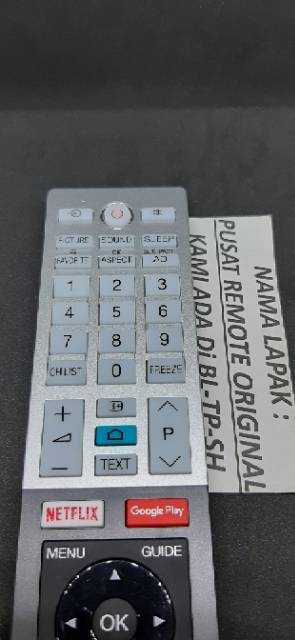 REMOTE REMOT SMART TV TOSHIBA NETFLIX LED CT-8516 ORIGINAL ASLI