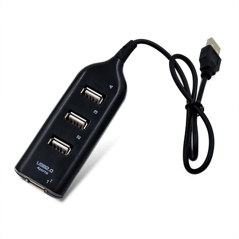 Hub Adapter Splitter 4 Port USB 2.0 4 Port Kecepatan Tinggi Untuk PC / Komputer / Notebook