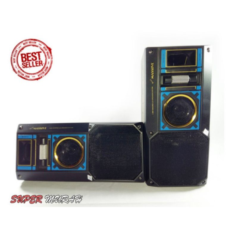 Speaker box 4" MASSIVE OE-8566 sepasang 3way