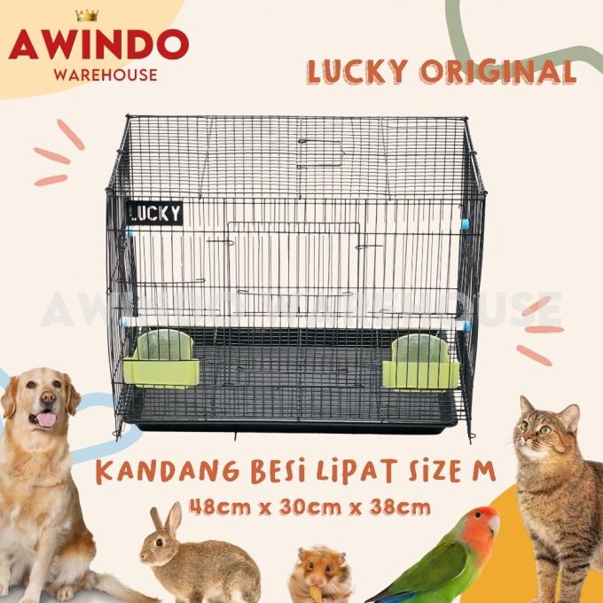 

Terbaik Kandang Burung Besi Lipat Umbaran Size M 50X40X30 Hewan G99Bau3R4G