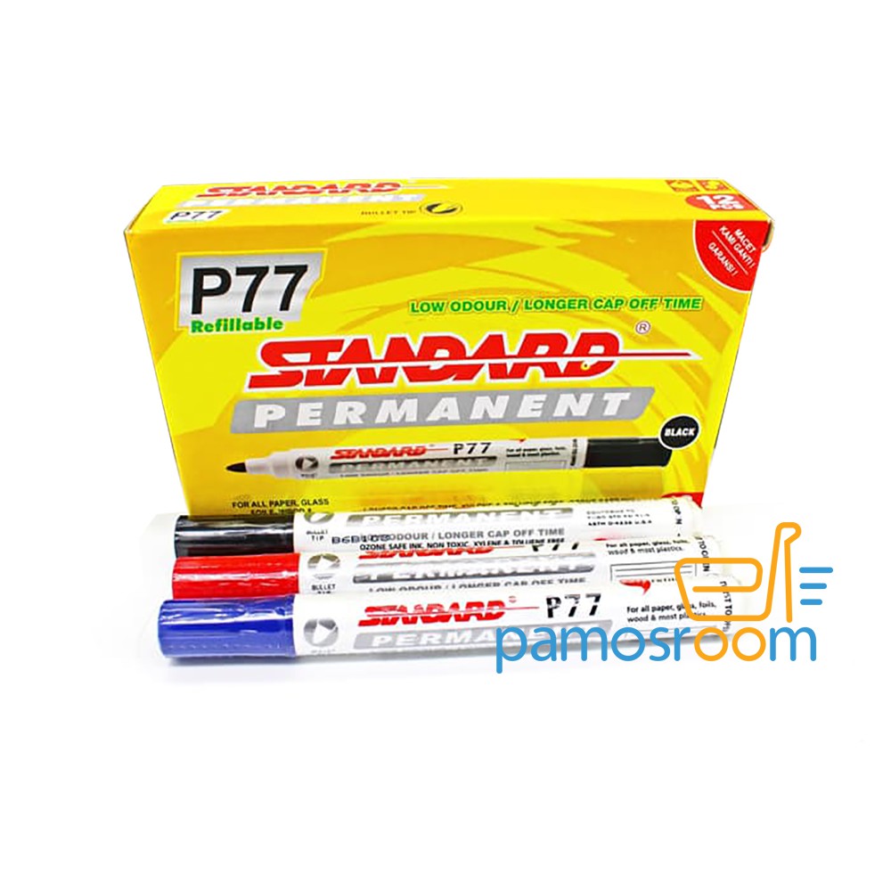 

SPIDOL PERMANENT STANDARD P77 / SPIDOL BESAR / MARKER BISA PERMANEN