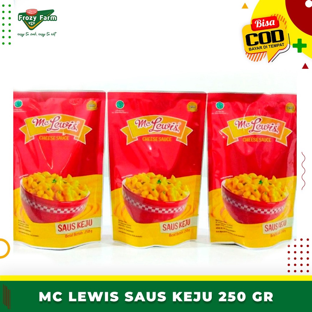 

Mc Lewis Saus Keju / Cheese Sauce 250 Gram
