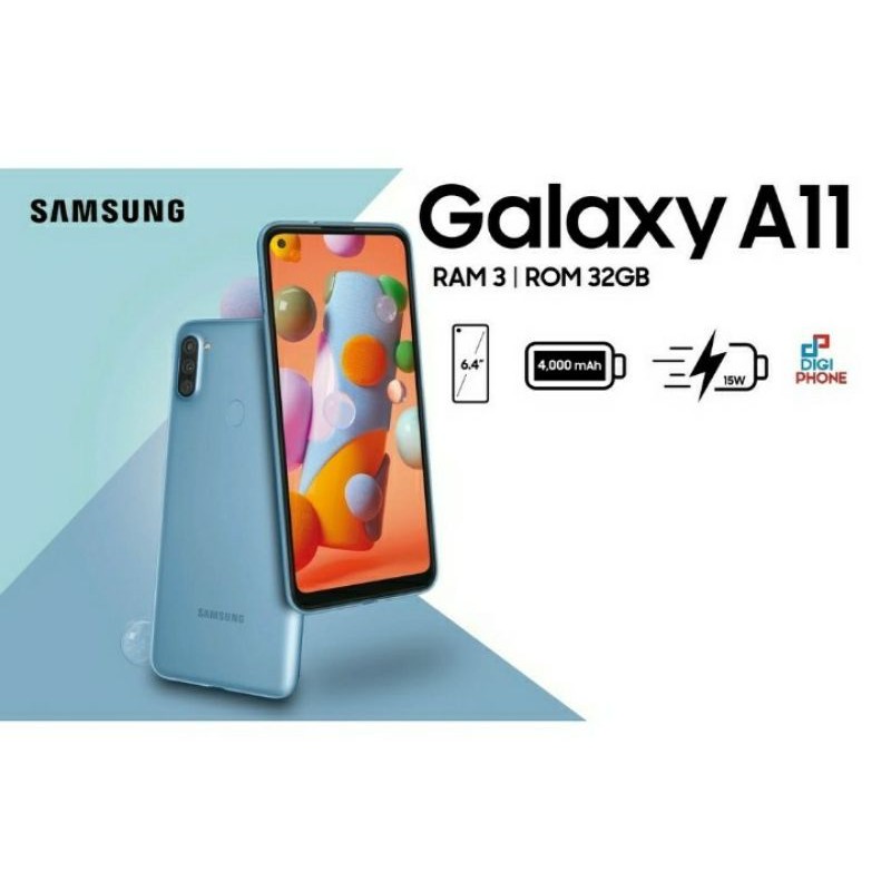 Hp Samsung Galaxy A11 Ram 3/32 GB Original Garansi Resmi Murah