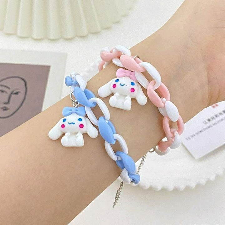 Gelang  My Melody Strap Anak Premium Korea Pink Kado Cewek Peremuan