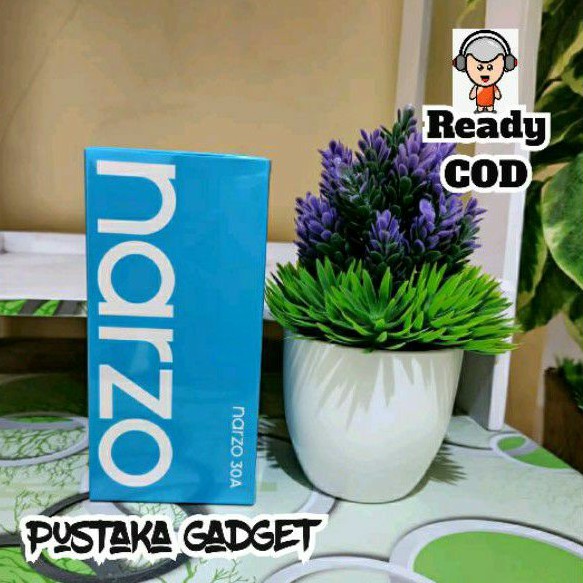 HP realme narzo 30A 4/64GB New Garansi Resmi [Helio G85, 6000mAH, 18W Quick Charging]