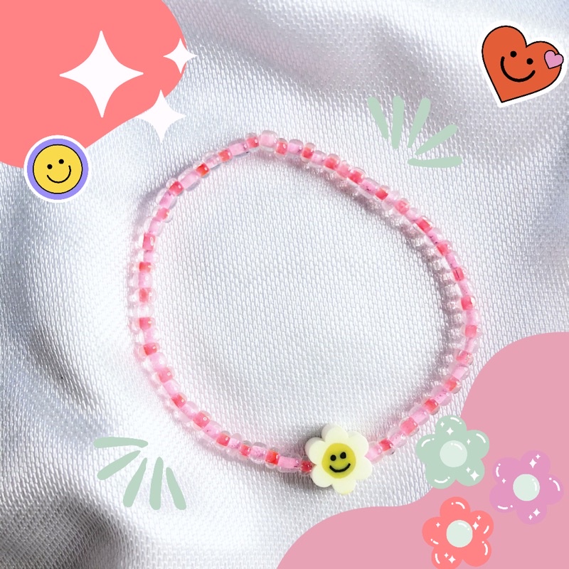 BASIC BRACELET RINGS  | GELANG MANIK | CUTE BRACELET | GELANG &amp; CINCIN MANIK | GELANG DAN CINCIN SMILEY | GELANG MANIK CUTE | MAKASSAR |