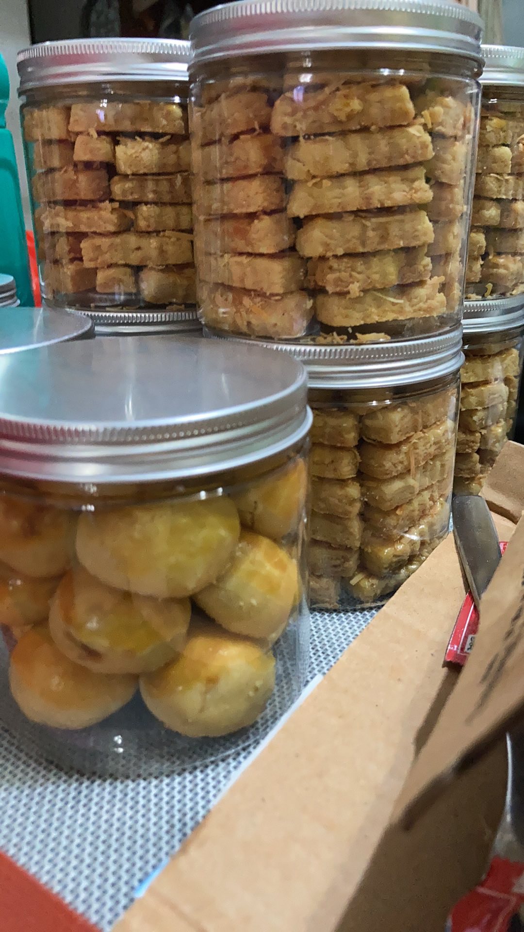 350ml Botol Toples Makanan Snack Kering Ringan Botol Toples Plastik Jar Madu Sambal Selai