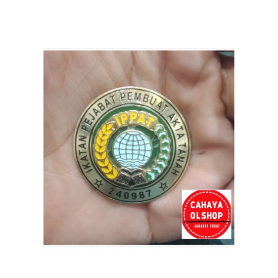 PIN IPPAT / PIN IKATAN NOTARIS / LENCANA IPPAT / LENCANA NOTARIS