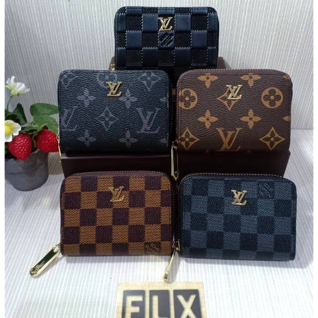 Dompet kartu LV mono damier import with box