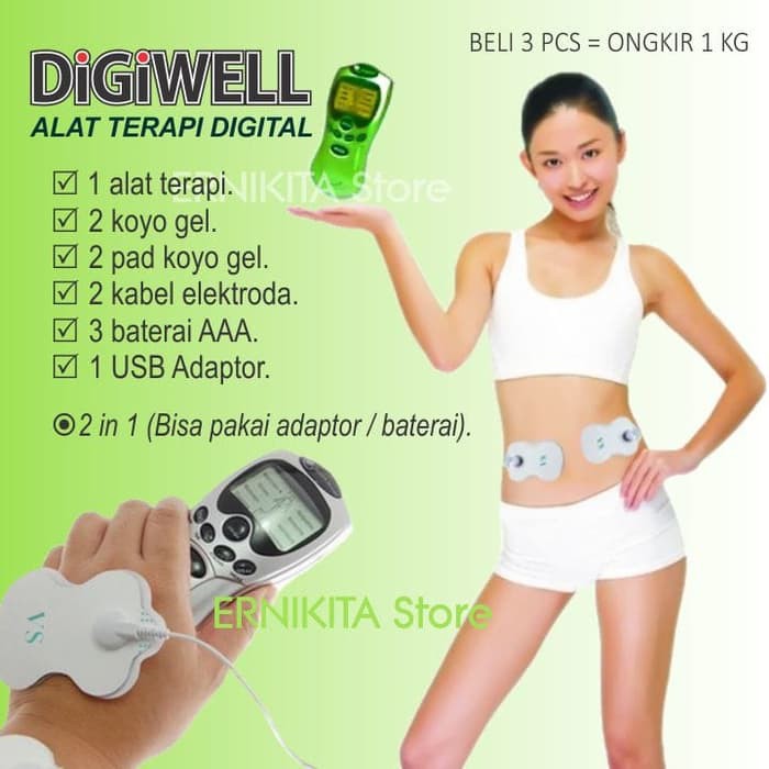

Murah Alat pijat digital terapi Digiwell seperti reiki Keren