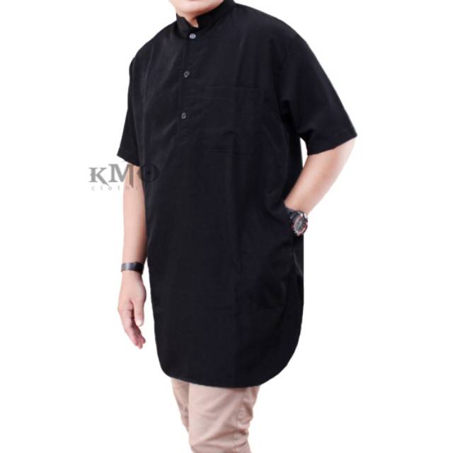 KMO Baju Koko Kurta Pria Lengan Pendek