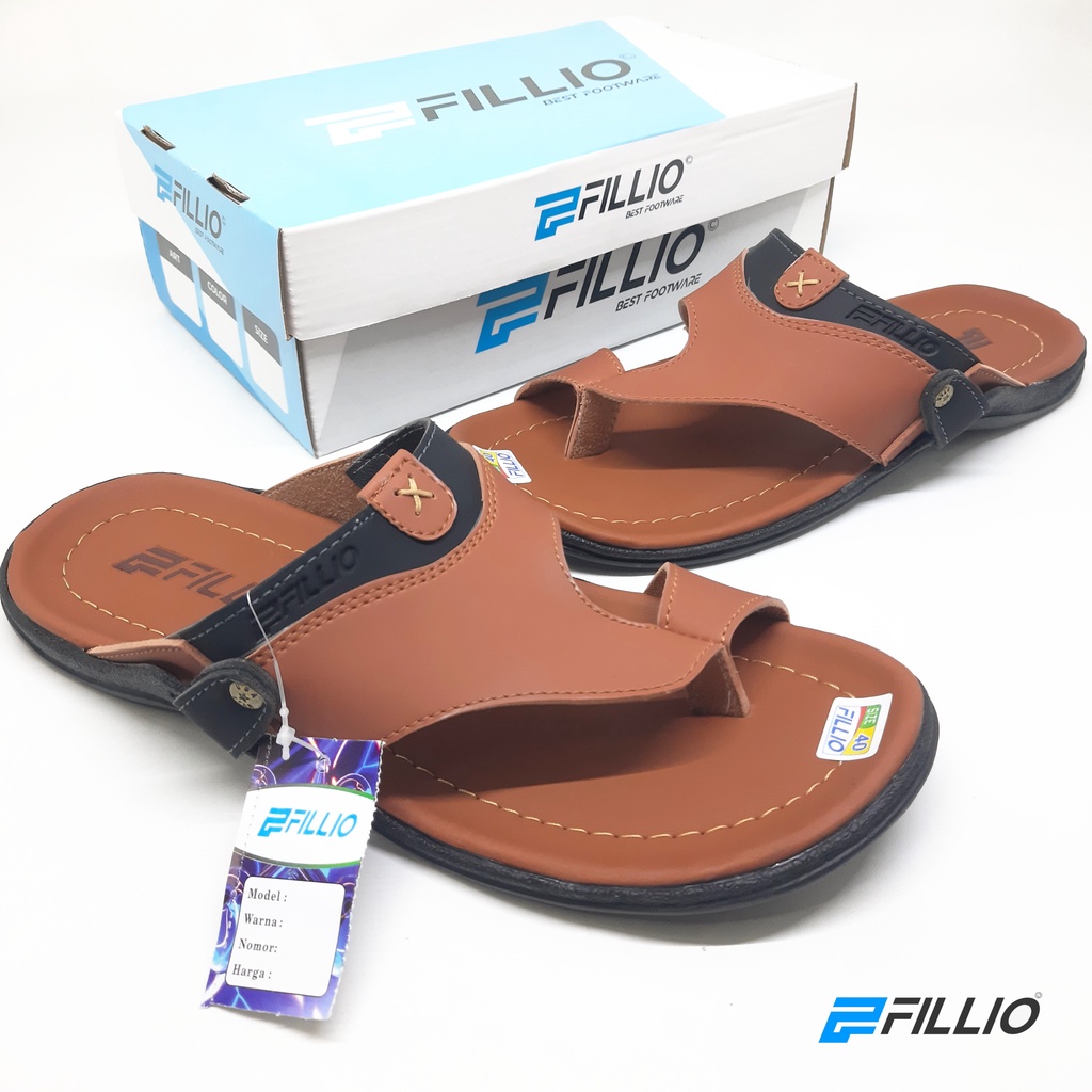 SANDAL PRIA KASUAL KULIT FILLIO N-36 TERBARU ORIGINAL