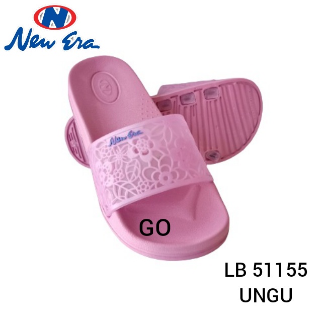 sogo NEW ERA LB E 51155 Sandal Selop Flat Wanita Sandal Slop Jelly Sendal Cewek