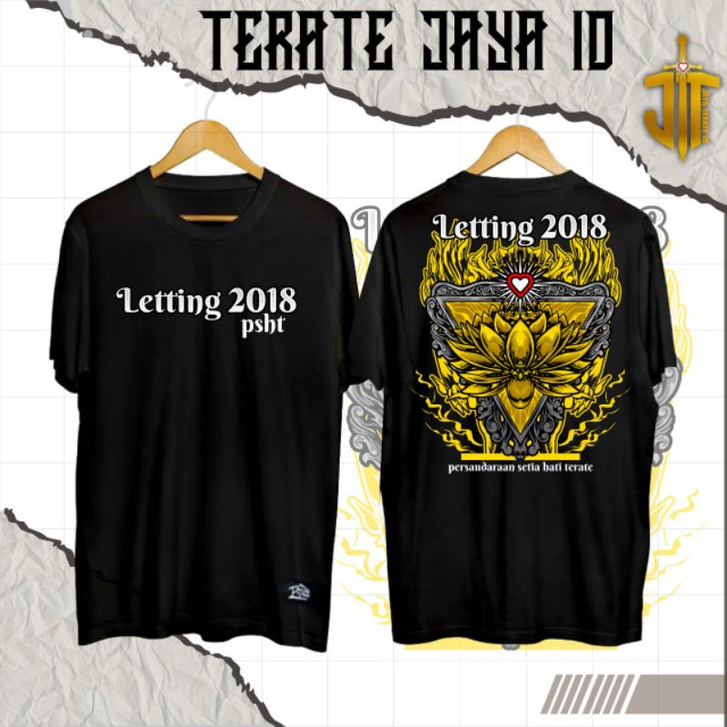 (COD) KAOS PSHT LETTING 2018 TERBARU KAOS PSHT SIMPEL KAOS PSHT DISTRO