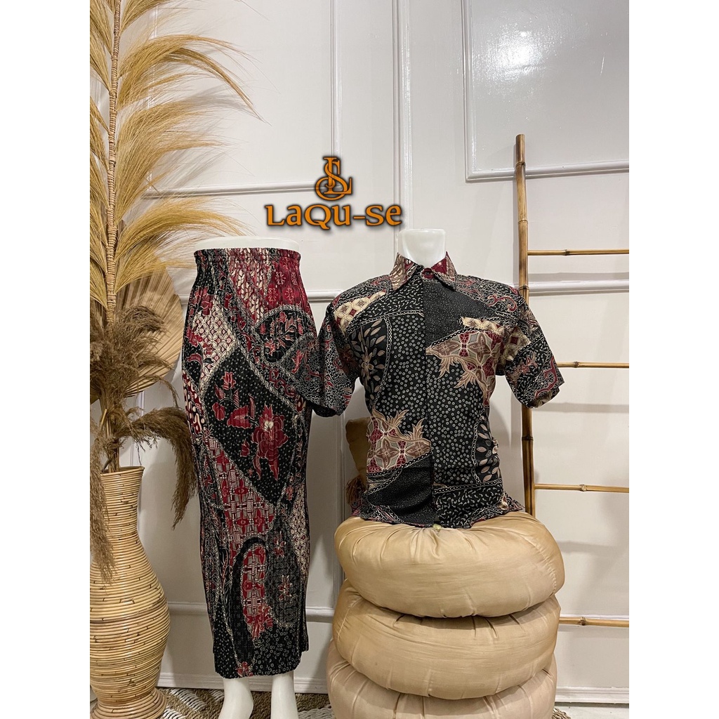 Stelan Kebaya Couple Outfit Couple Kondangan Baju Pesta Couple Set Pakaian Couple by laquse kebayaa