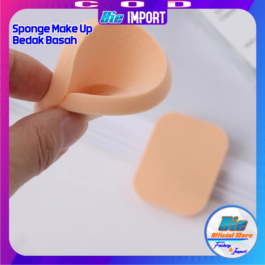 2 Pcs Sponge Make Up / Spon Bedak Arlia Korean Style Import