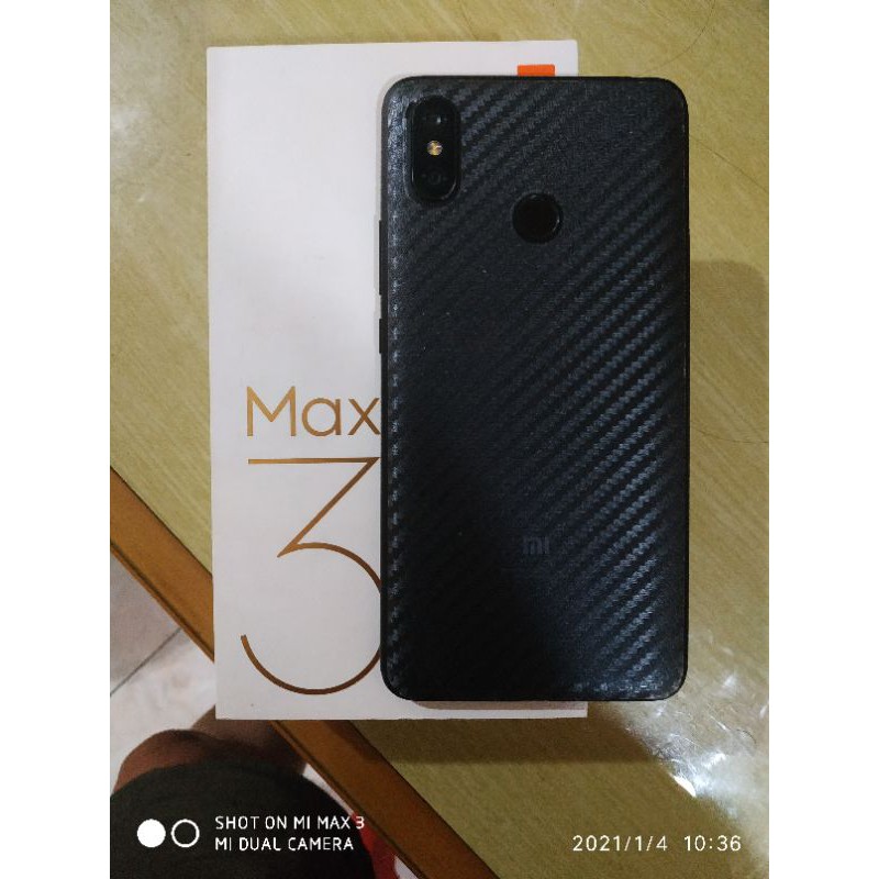 Xiaomi mi max 3 ram 6/128gb dual SIM mulus global rom
