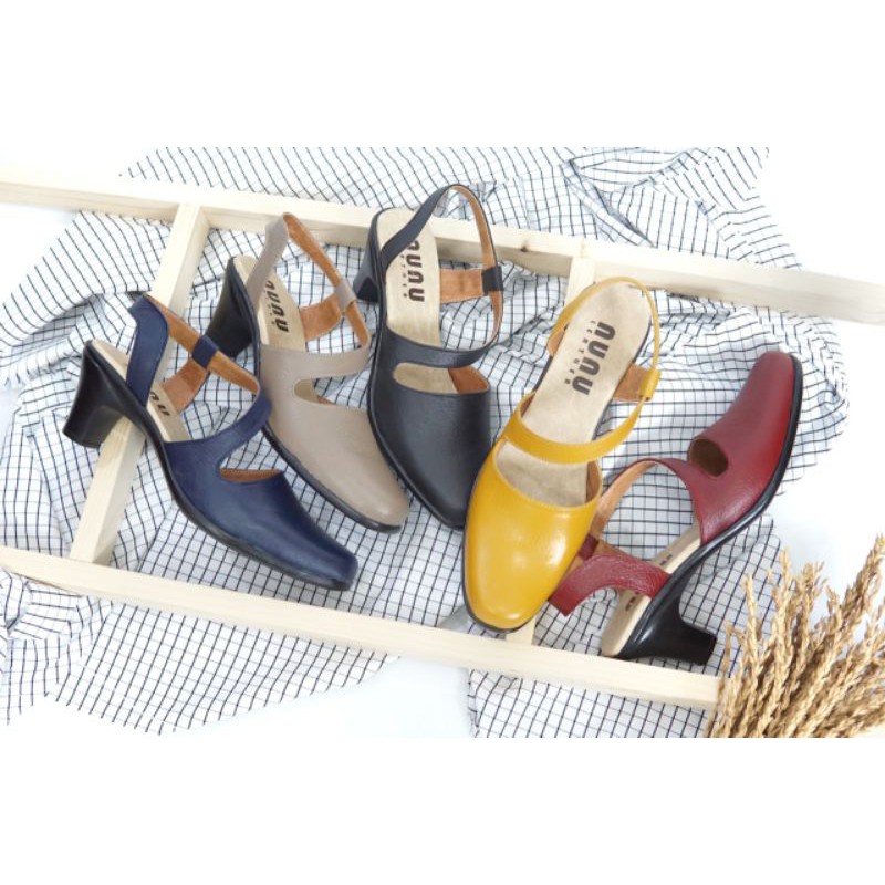 SANDAL SEPATU TUTONG HAK WANITA KULIT ASLI SUKAREGANG GARUT SANDAL TUTUONG HAK PAPIRUT ORIGINAL