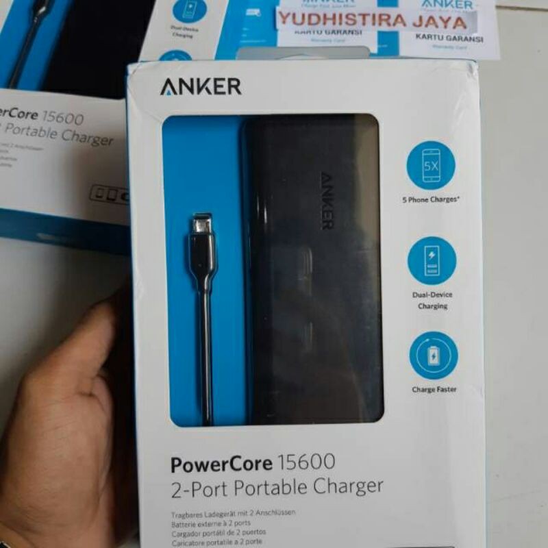 ANKER PowerCore A1252 PowerBank 15.600mAh (Original)