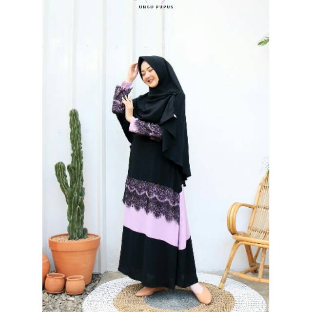 ABAYA RENDA SET SYARI