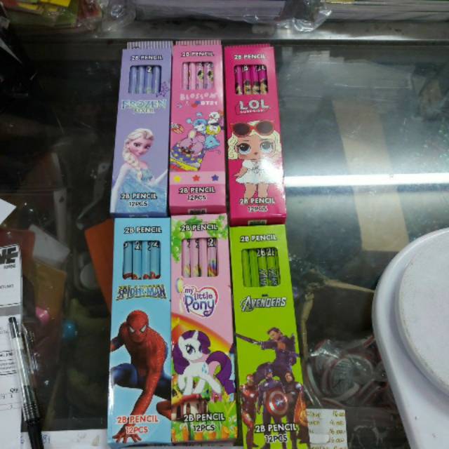 

Pinsil 2b fancy EFID isi 12 pcs