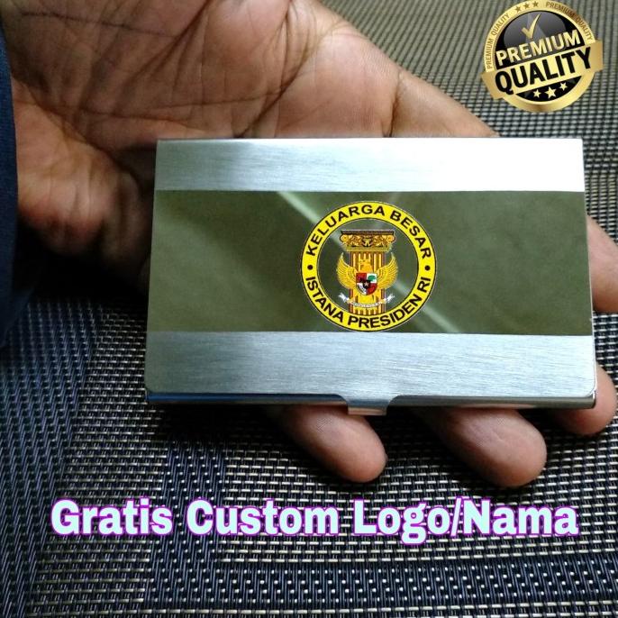 

Office & Stationery | Document Organizer | Card Holder Tempat Kartu Stainless Exclusive Gratis Custom Logo/Nama | Best Seller