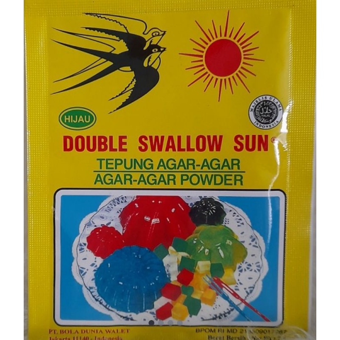 

Agar Swallow Globe isi 12 sachet 84 gr All Variant