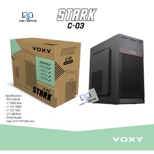 CASING CPU KOMPUTER VOXYVOXY KOMPLIT POWER SUPPLY