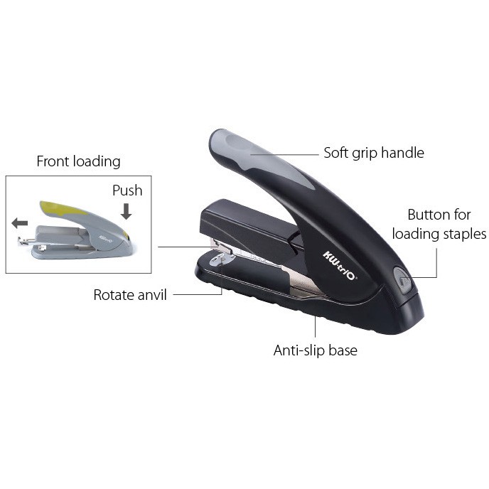 ORI TAIWAN! LEVER-TECH EFFORTLESS 5818 KW-TRIO STAPLER! GRATIS ISI 40-50 LEMBAR