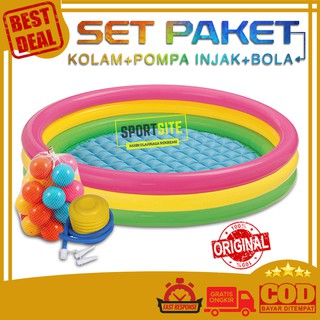 Intex Kolam Renang Karet Anak Bak Mandi Bola Ukuran Besar Intex Kolam Renang Karet Anak Bak Mandi Bola Ukuran Besar