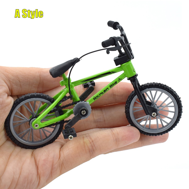 Mainan Sepeda Gunung Bmx Mini Bahan Metal Dengan Tali Rem Untuk Hadiah Anak Laki-Laki