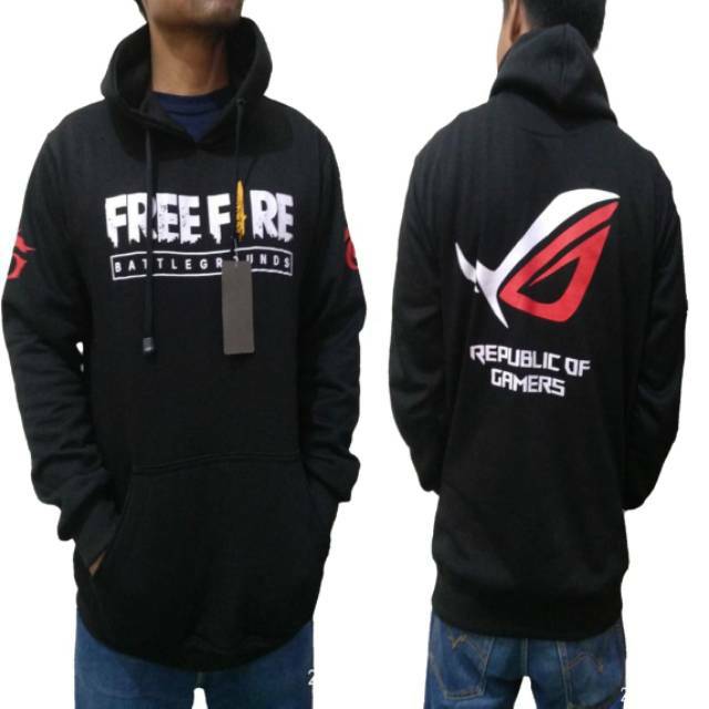 Sweater freefire indo Republik of gamers