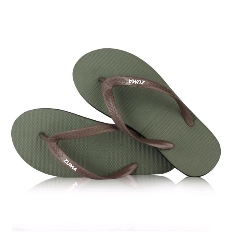 Sandal Zuma New Classic Man Green Brown Black Original