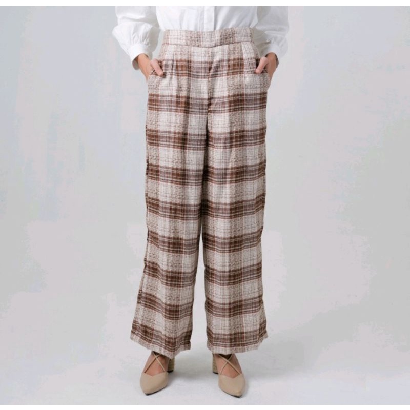 Jenna & Kaia - Alina Pants Reddish Brown