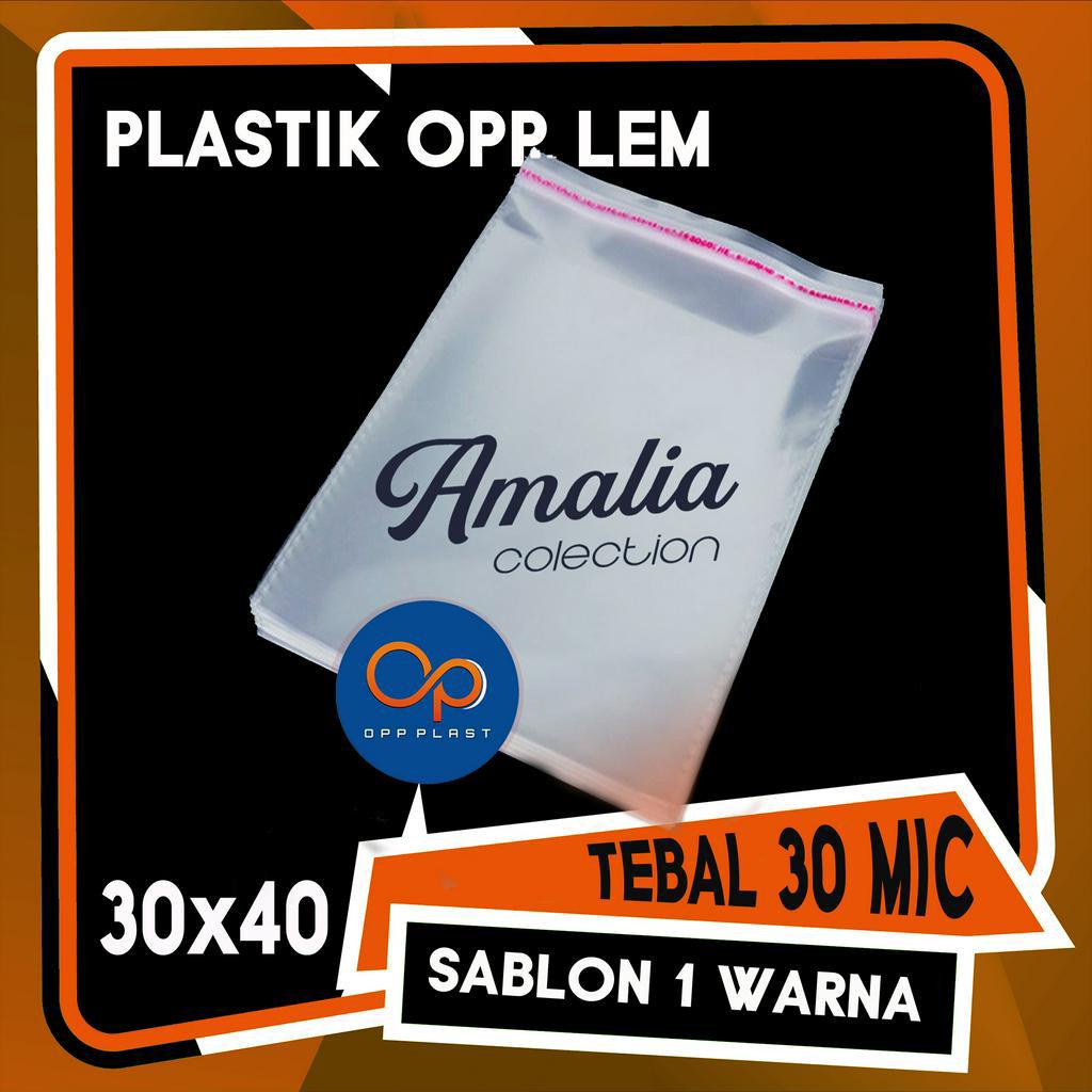 

Plastik OPP 30x40 (1000 lbr) sablon 1 warna