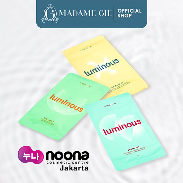 MADAME GIE LUMINOUS SHEET MASK 20G