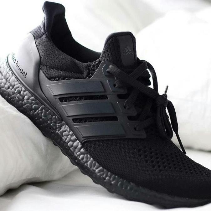 SEPATU ADIDAS ULTRA BOOST ULTRABOOST 1.0 FULL BLACK PREMIUM ORIGINAL