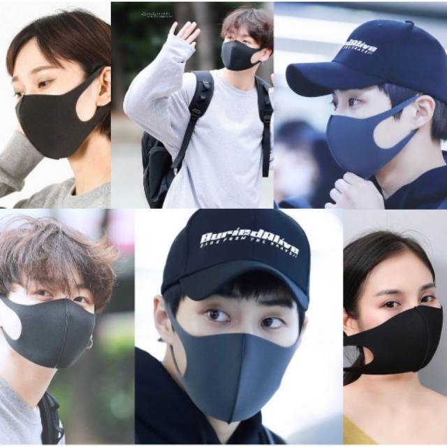 GR (READY) MASKER ANTI POLUSI/ANTI DEBU  BAHAN SCUBA