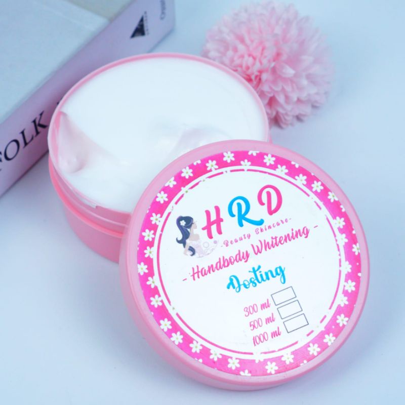 HB HRD Racikan 300 gram / HB BPOM 250 ml  / Handbody Pemutih Premium