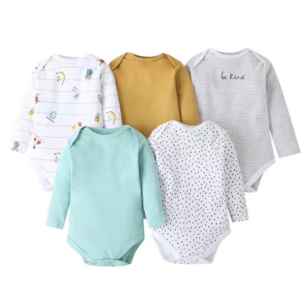 [ISI 5] 0-18bln PAKAIAN BAYI [Kualitas Impor] BAJU ANAK JUMPER JUMPSUIT ROMPER PEREMPUAN ZF i