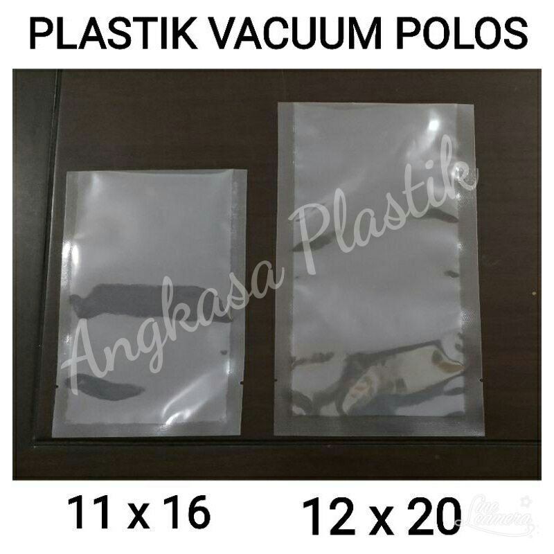 Plastik Vacum Polos - 11x16 cm | isi 50 lembar
