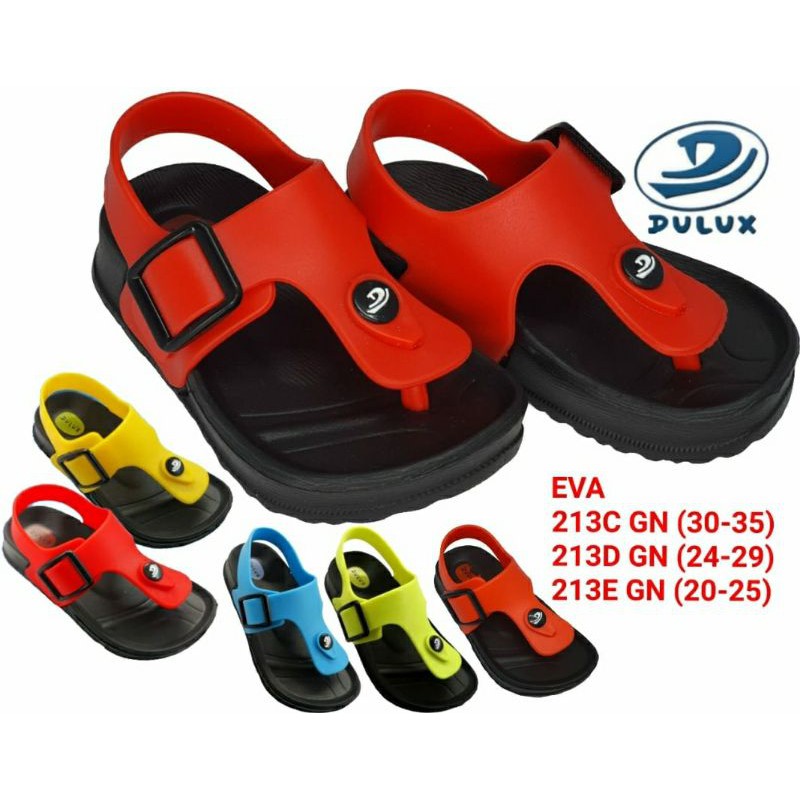 SANDAL ANAK LAKI PEREMPUAN DULUX 213C GN SANDAL GUNUNG TALI BELAKANG KARET