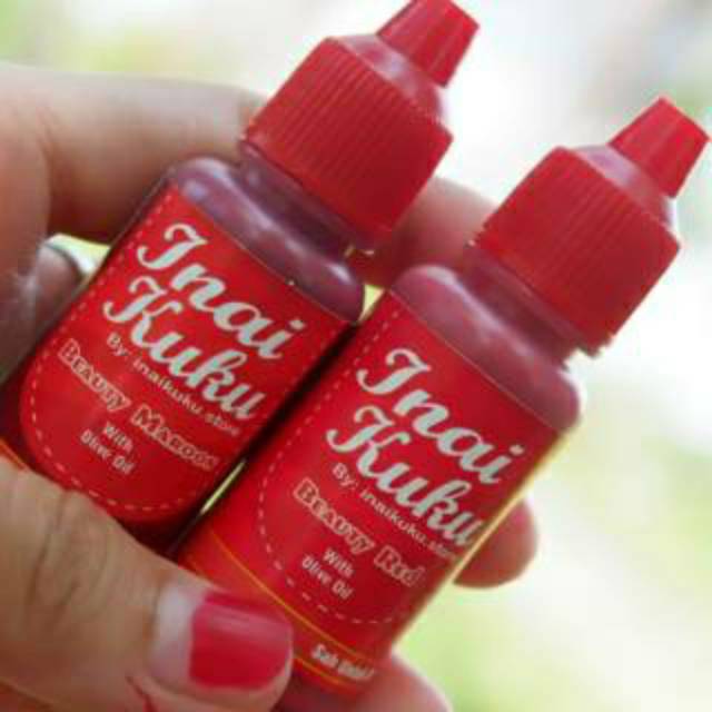 Inai kuku halal beauty red maron