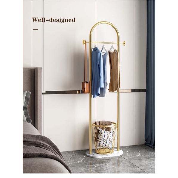 Rak Handuk / Tempat Penyimpanan Handuk / Keranjang Baju Kotor / Golden Towel Rack