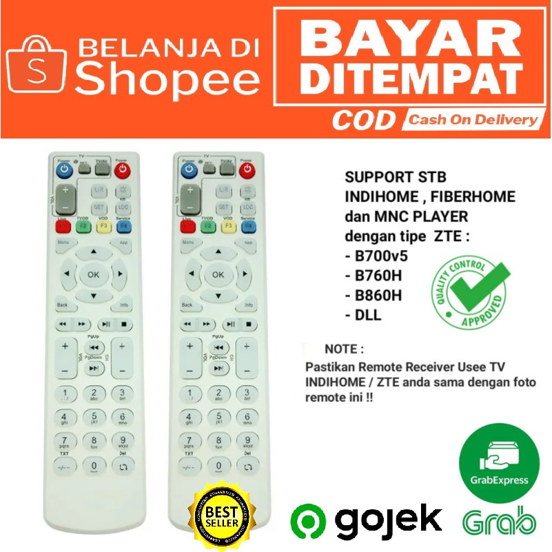 Remot Remote Receiver STB Usee TV INDIHOME Speedy TV ZTE