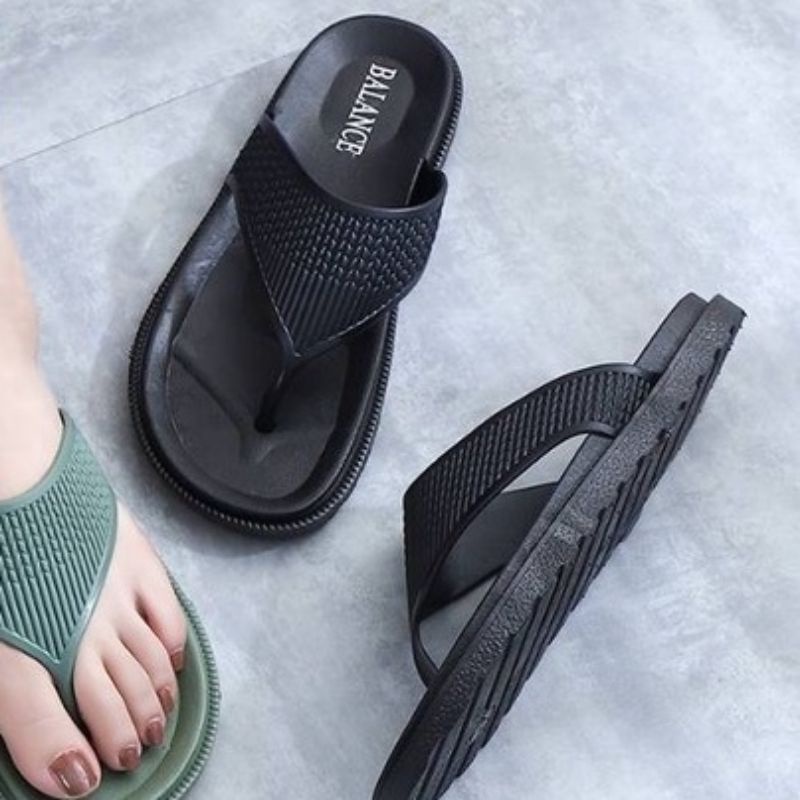SANDAL JEPIT WANITA KARET IMPORT BALANCE POLOS